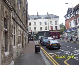 Dover Old Town Hall Roadside site: East view