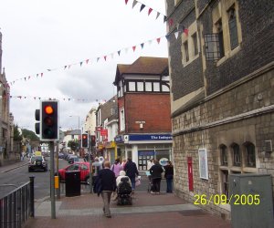 Dover Old Town Hall Roadside site: South view