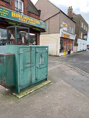 Thanet Birchington Roadside site: Site view