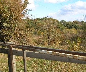 Dartford Bean Interchange Roadside site: East view