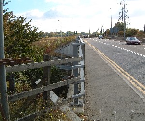 Dartford Bean Interchange Roadside site: South view