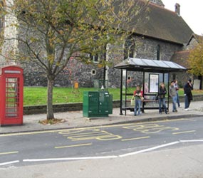 Canterbury Roadside site: Site view