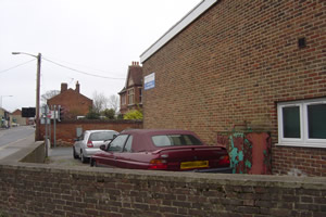 Canterbury Military Road site: East view