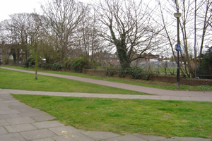 Canterbury Military Road site: South view